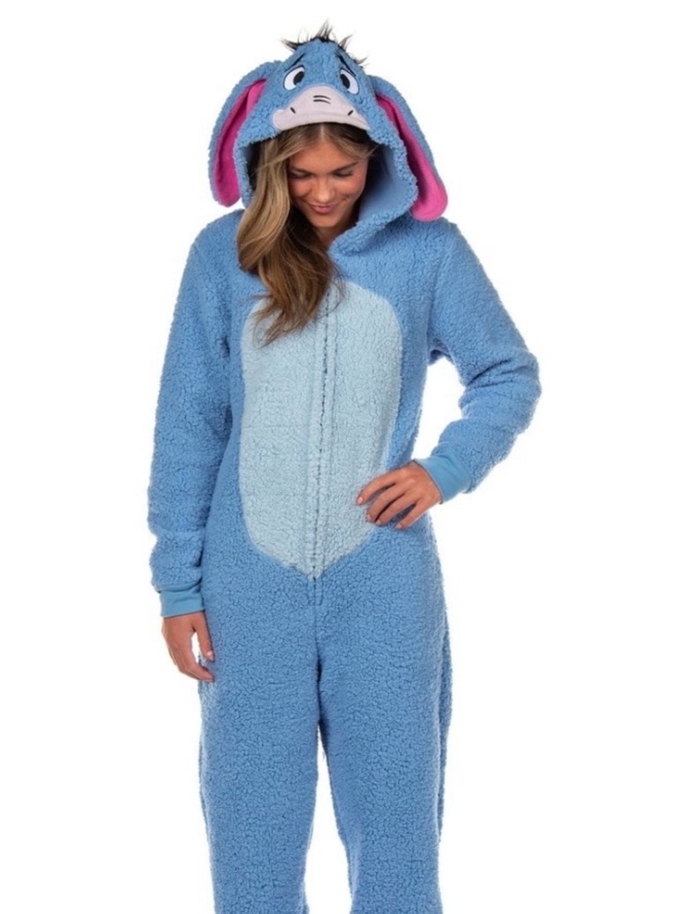 Disney Blue Hooded Sherpa Sleepwear/costume